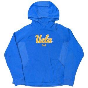 Under Armour UCLA Bruins royal blue pullover hoodie. Coldgear L